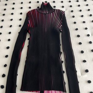 Paco Rabanne stripe turtleneck top, medium & gorgeous! A lot of stretch,runs big